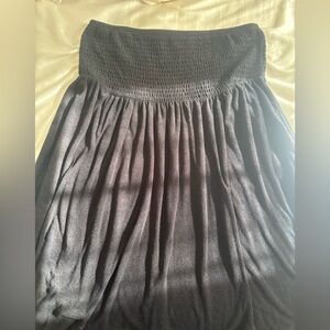 Black Torrid Strapless Swimsuit coverup/dress